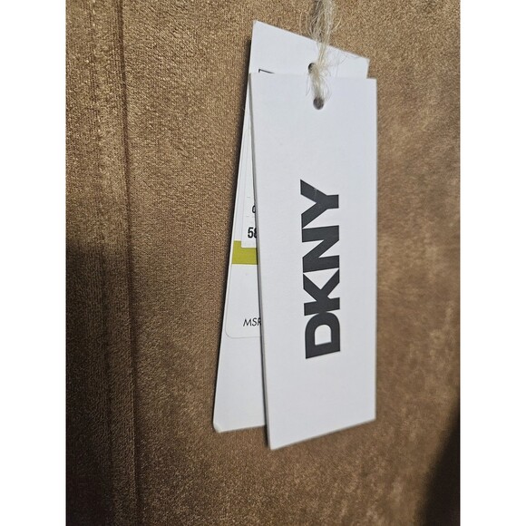 DKNY by Donna Karan Scuba Suede Belted Sleeveless Midi Dress Sz 14 MSRP $144 - Picture 6 of 9